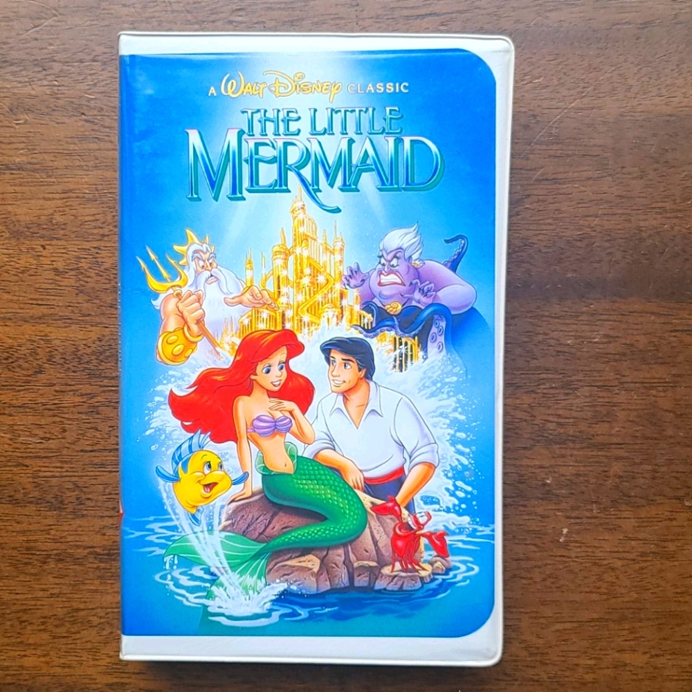 BANNED COVER RARE THE LITTLE MERMAID DISNEY VHS